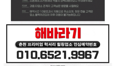 [춘천-해바라기] ⭐에이스해미등장⭐▓▇▅▂❤️흥분되는밤 만들어 드리겠습니다❤️즐달보장❤️⎝⎛내상없는 정직한 …